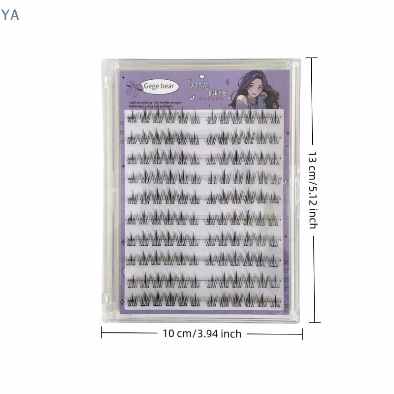 Eyelash Extension Double Lash - 【SA】【SA】Cílios Postiços Sem Cola Design Solar