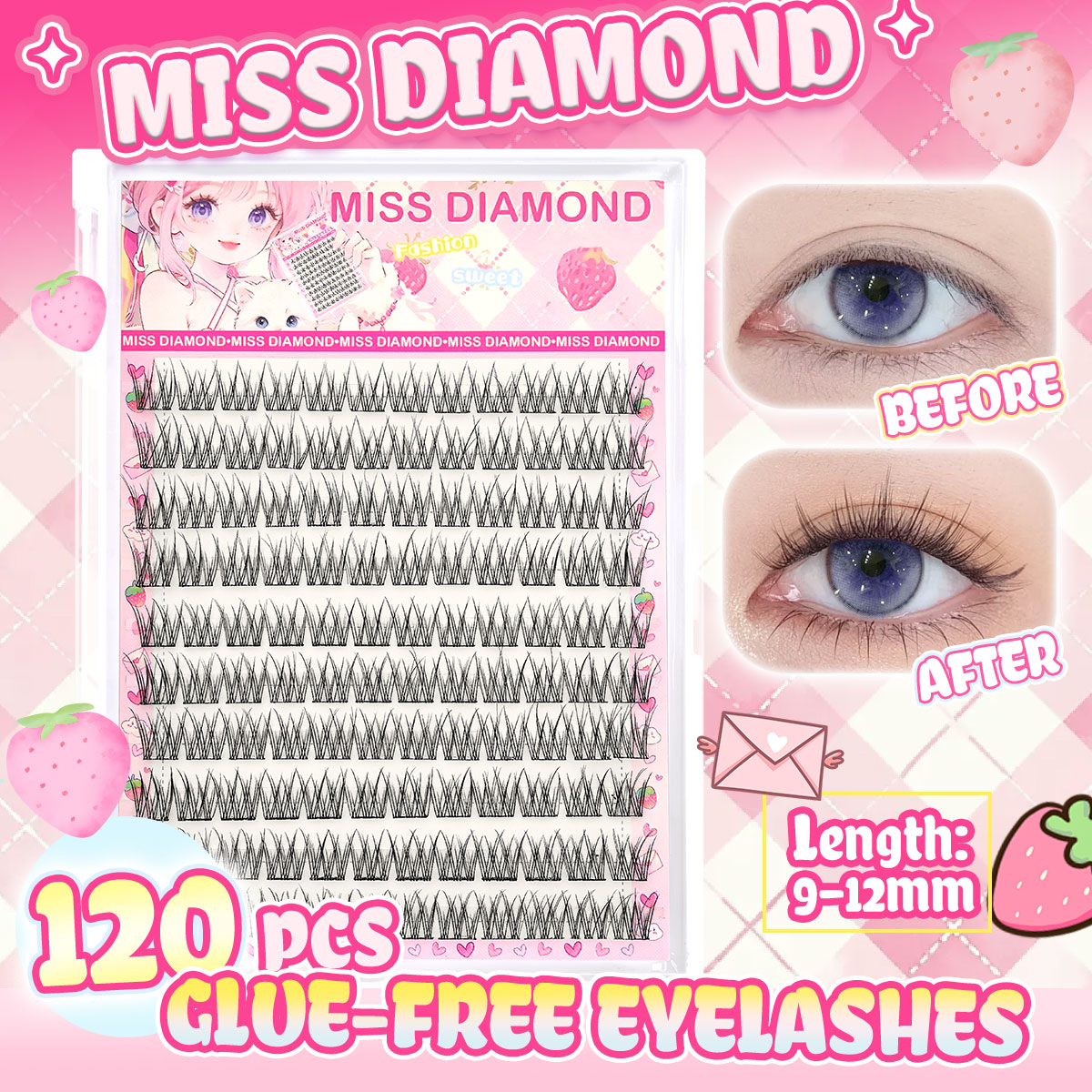 Eyelash Extension Japanese - Extensão de Cílios Fish Eyeslash, Cílios