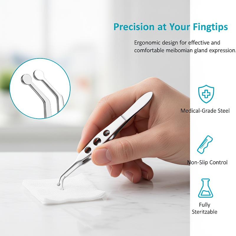 Lash Extension Tweezers - Pinça para Pálpebras e Compressor de