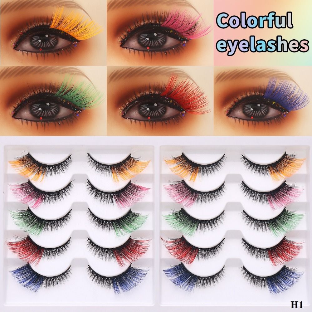 Eyelash Extension Cat Eye Wispy - 10 Pares de Cílios Postiços 3D