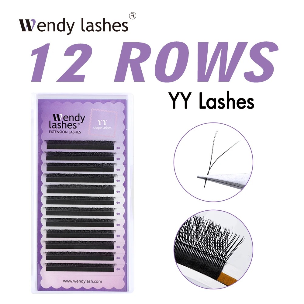 Eyelash Extension C Curl - Wendy 2d yy forma c/d onda