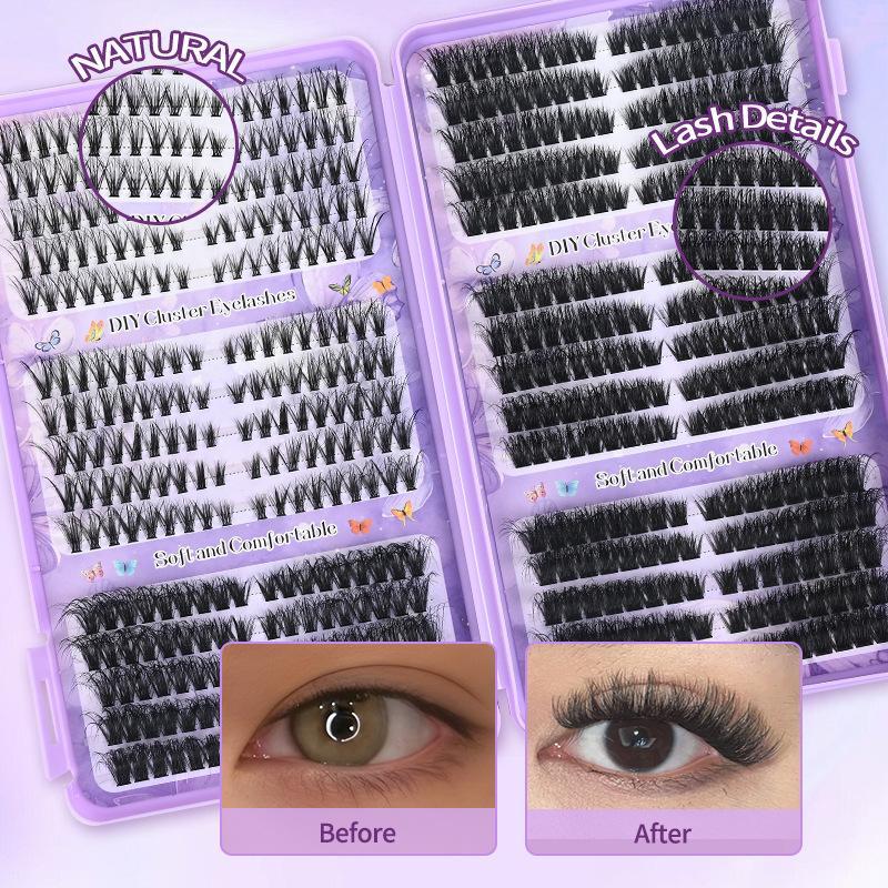 Eyelash Extension Single Lash - Cílios Postiços 3D Volumosos e Curvados