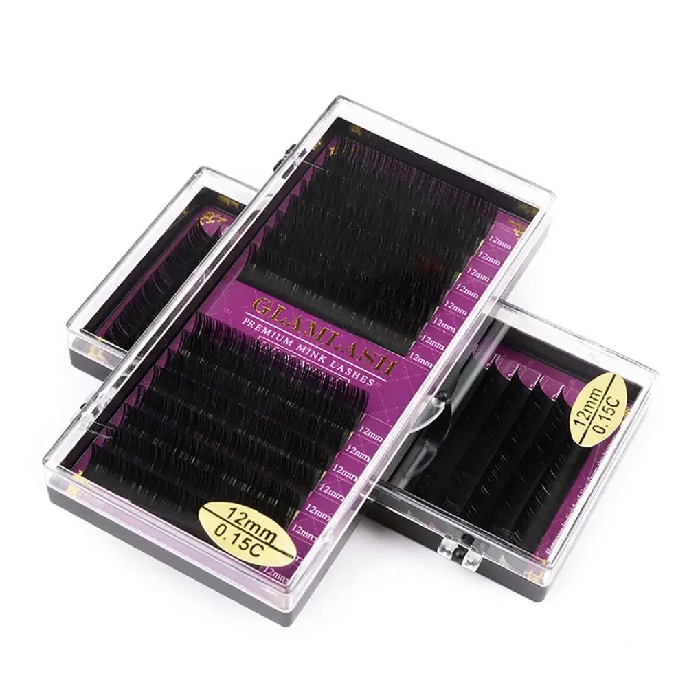 Eyelash Extension Single Lash - GLAMLASH Atacado 16 Linhas BCCCD Curl