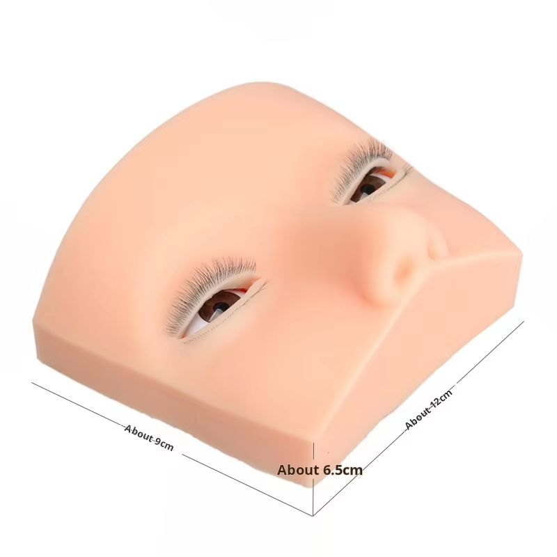 Eyelash Extension Open Eye - Cabeça de manequim de 4 camadas