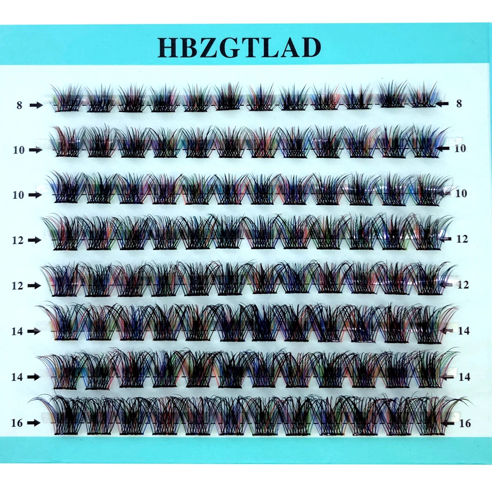 Eyelash Extension Single Lash - Misture 3d fofo único cluster cílios