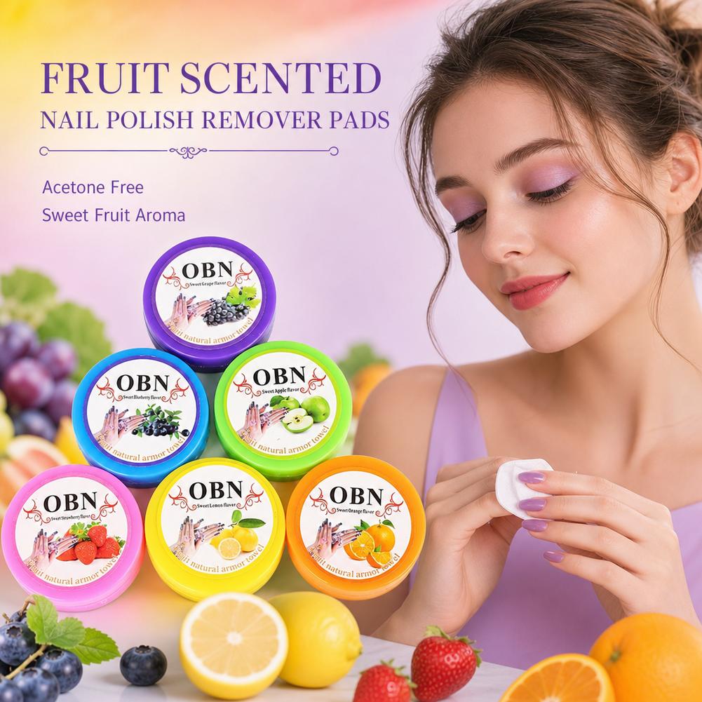 Eyelash Extension Natural - Lenços Removedores de Esmalte com Aroma