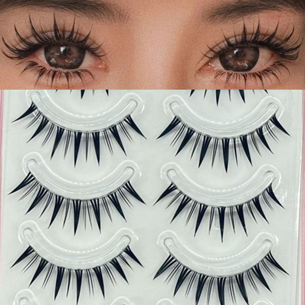 Eyelash Extension Japanese - 5 pares pacote japonês cosplay cílios