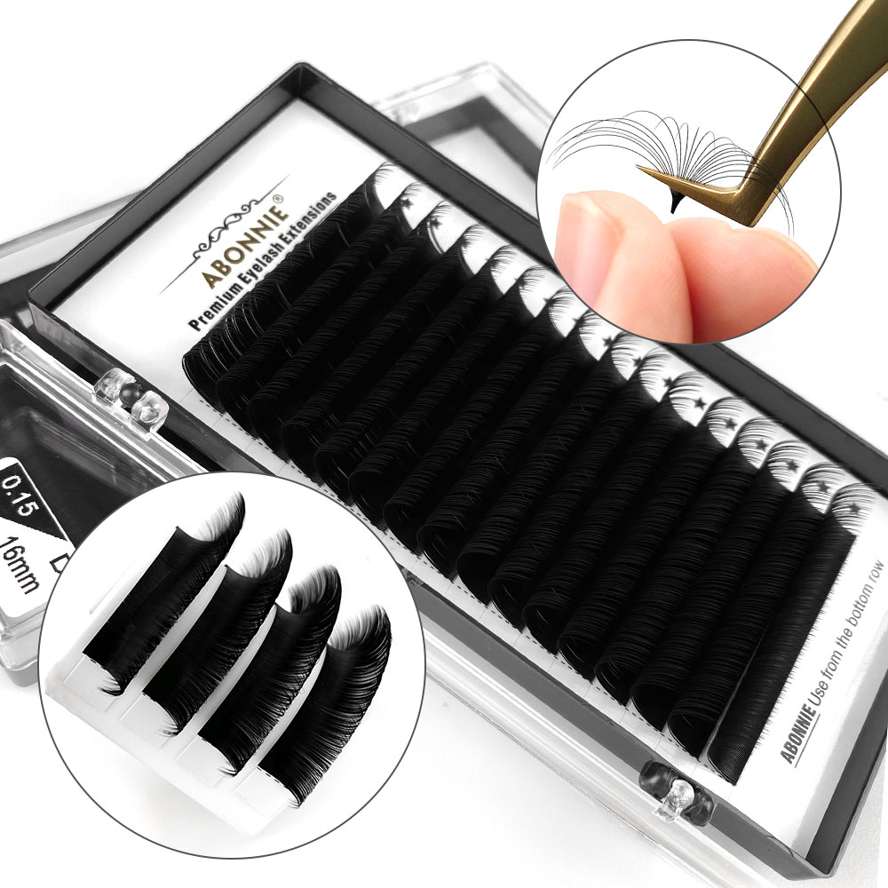 Eyelash Extension C Curl - Abonnie cílios extensão de seda macia