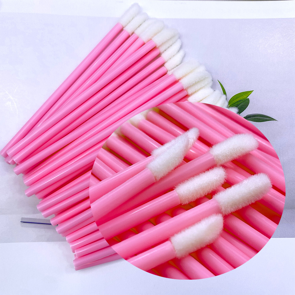 50/500 pçs escova labial desca - Eyelash Extension Natural avaliação e preço