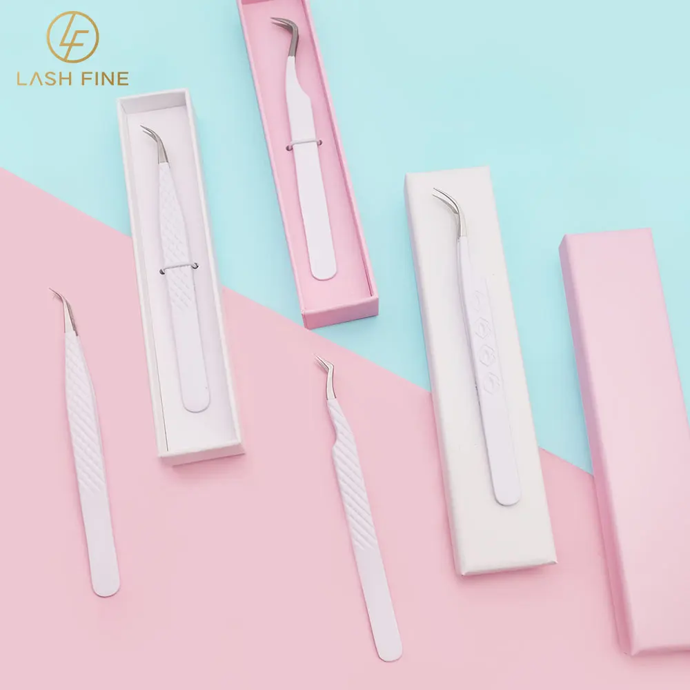 Pinça de extensão de cílios em - Lash Extension Tweezers avaliação e preço