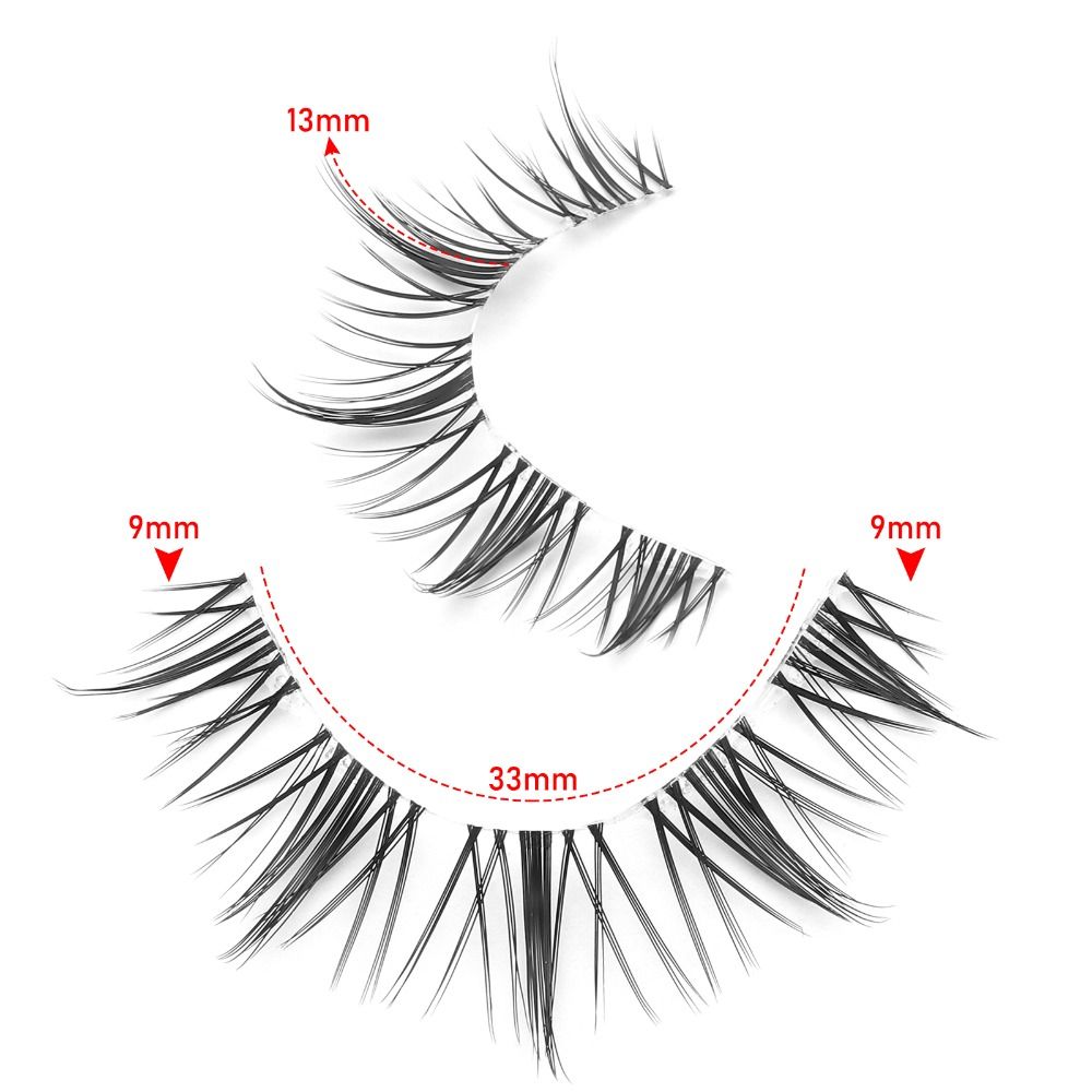 5 pares pacote japonês cosplay - Eyelash Extension Japanese avaliação e preço