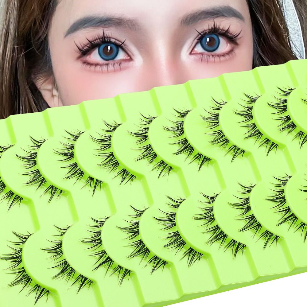 5 pares pacote japonês cosplay - Eyelash Extension Japanese avaliação e preço