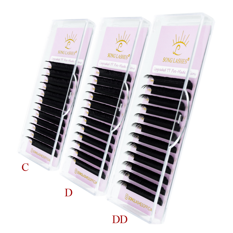 CONG LASHES Novos fãs pré-fabr - Eyelash Extension C Curl avaliação e preço