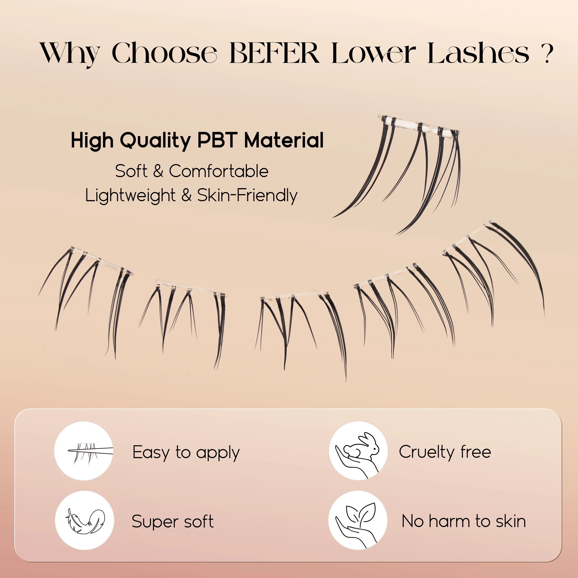 Cílios Postiços Inferiores Bef - Eyelash Extension Natural avaliação e preço