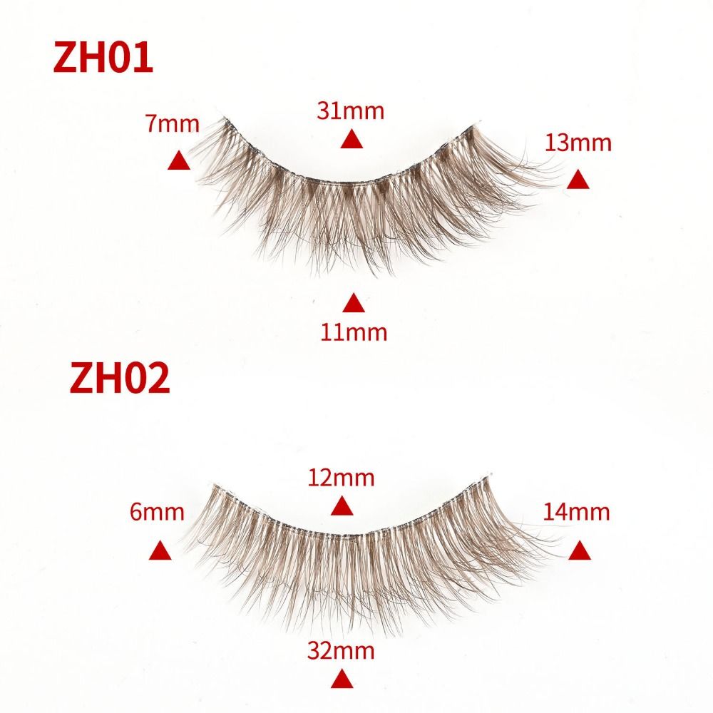 7 Pares de Cílios Postiços de  - Eyelash Extension Cat Eye Wispy avaliação e preço