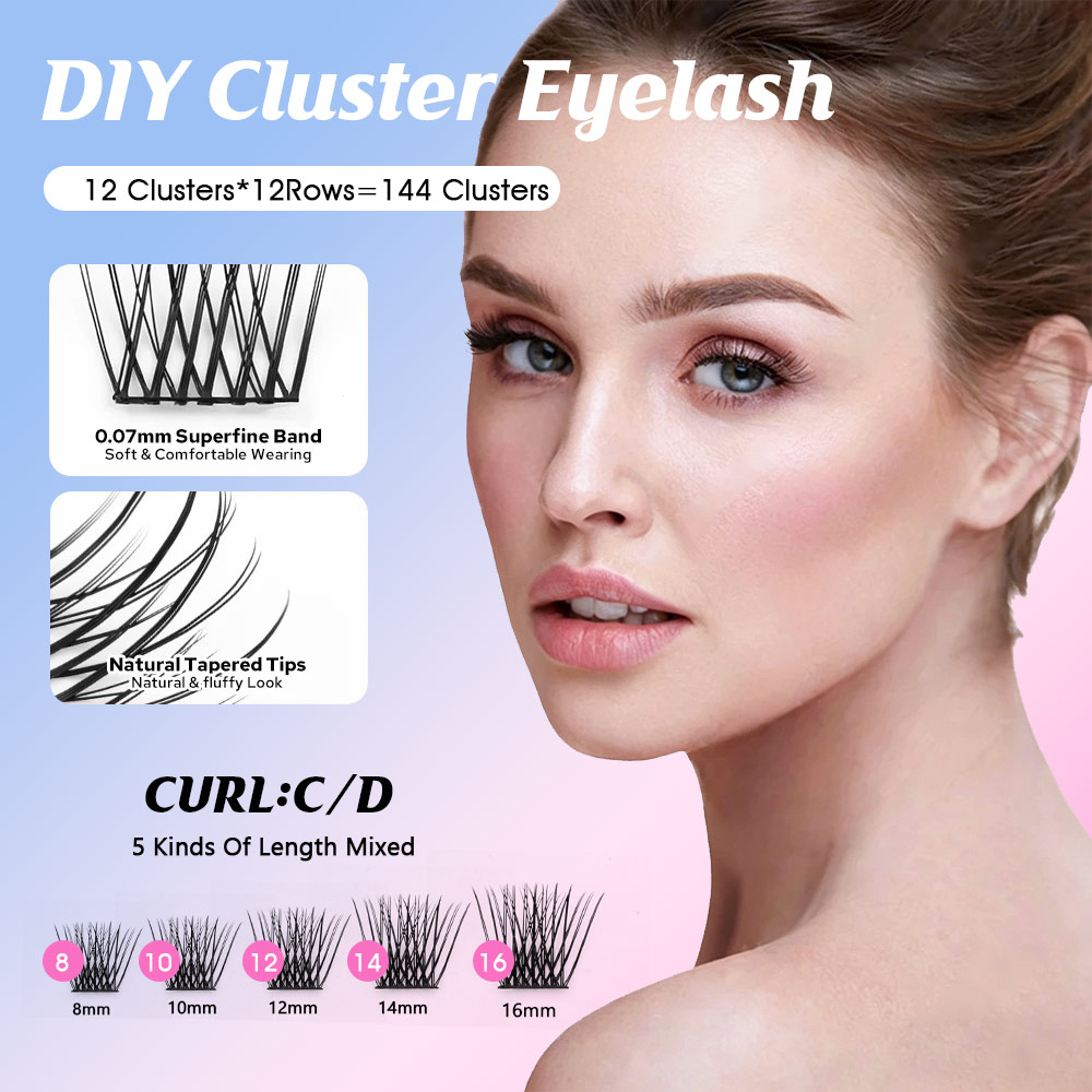 144 Cílios Postiços YUANZHIJIE - Eyelash Extension Single Lash avaliação e preço