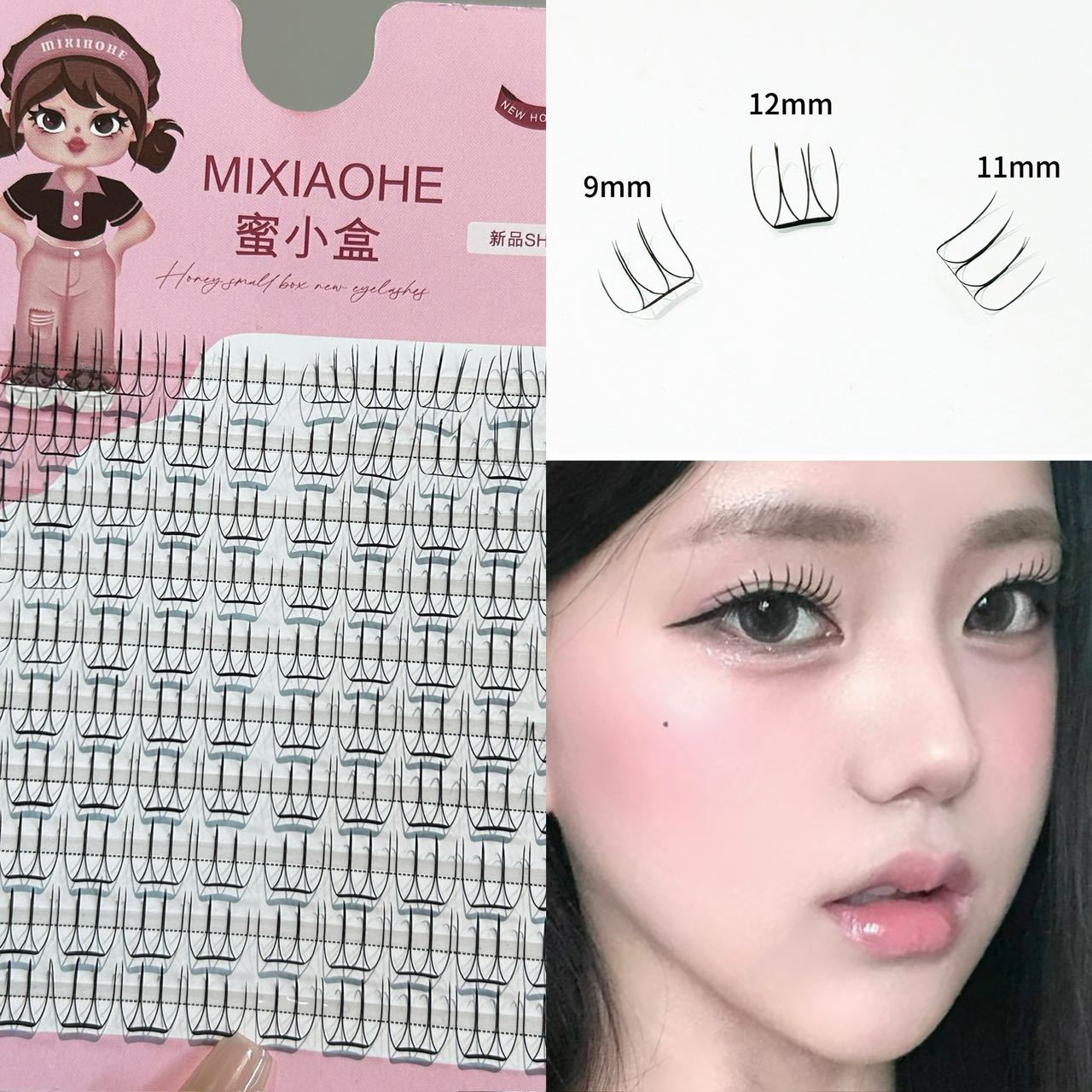 Cílios Coreanos Mixiaohe para  - Eyelash Extension Natural avaliação e preço