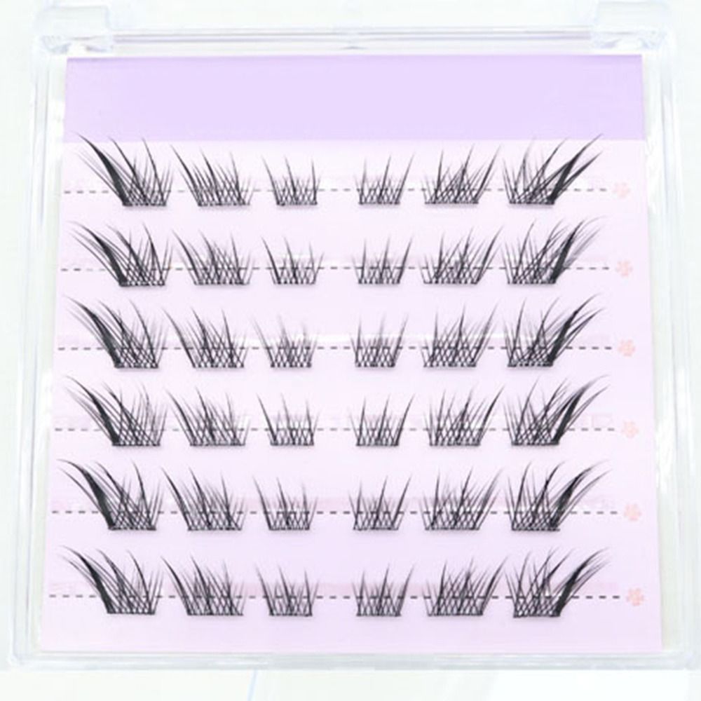Novo 3d olho de gato auto ades - Eyelash Extension Cat Eye Wispy avaliação e preço