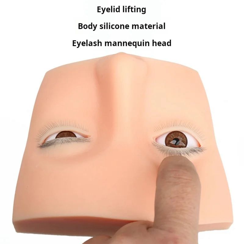 Nova Cabeça de Manequim de Sil - Eyelash Extension Open Eye avaliação e preço