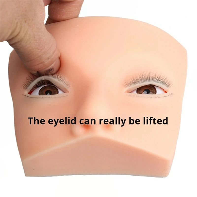 Nova Cabeça de Manequim de Sil - Eyelash Extension Open Eye avaliação e preço