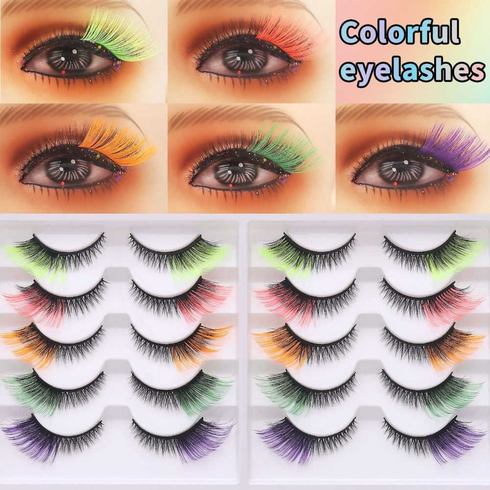 10 Pares de Cílios Postiços 3D - Eyelash Extension Cat Eye Wispy avaliação e preço