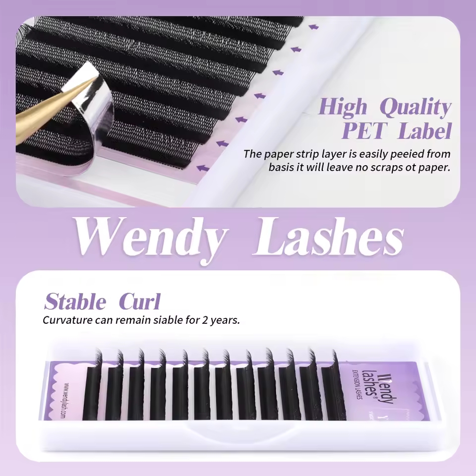 Wendy 2d yy forma c/d onda eya - Eyelash Extension C Curl avaliação e preço
