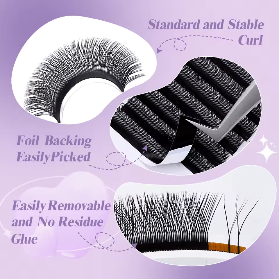 Wendy 2d yy forma c/d onda eya - Eyelash Extension C Curl avaliação e preço