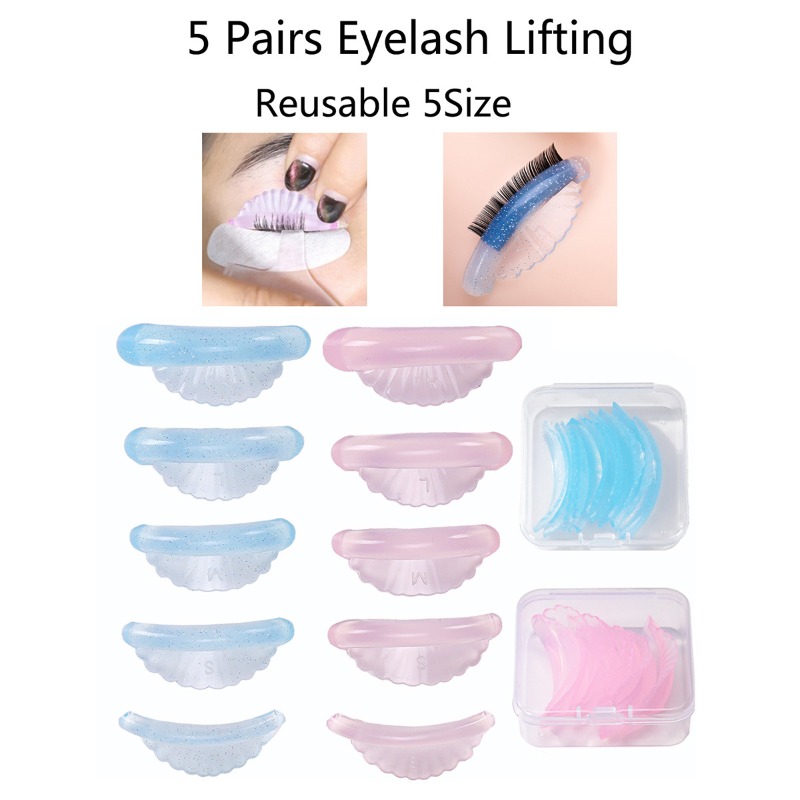 5 Pares de Almofadas para Perm - Eyelash Extension C Curl avaliação e preço