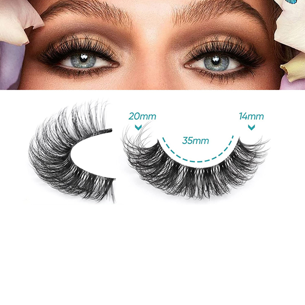 10 pares de cílios postiços 6d - Eyelash Extension Cat Eye Wispy avaliação e preço