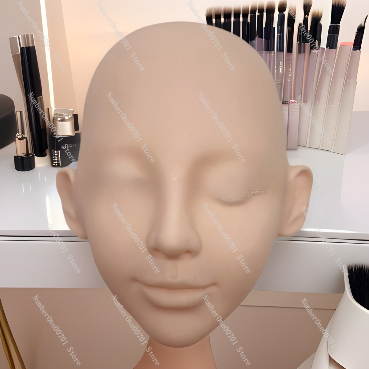 Cabeça de Manequim de Silicone - Eyelash Extension Open Eye avaliação e preço