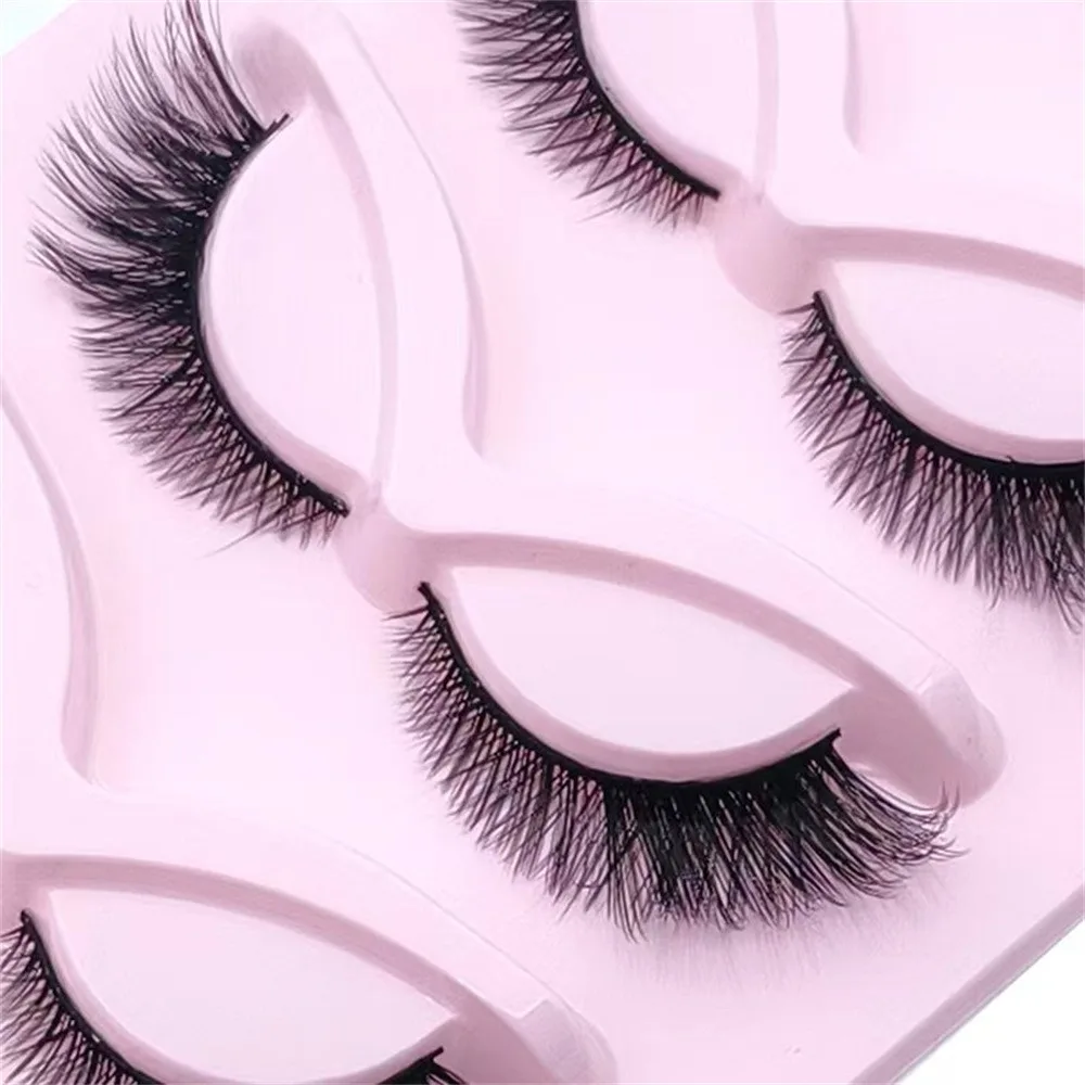 5 pares de cílios de olho de g - Eyelash Extension Cat Eye Wispy avaliação e preço