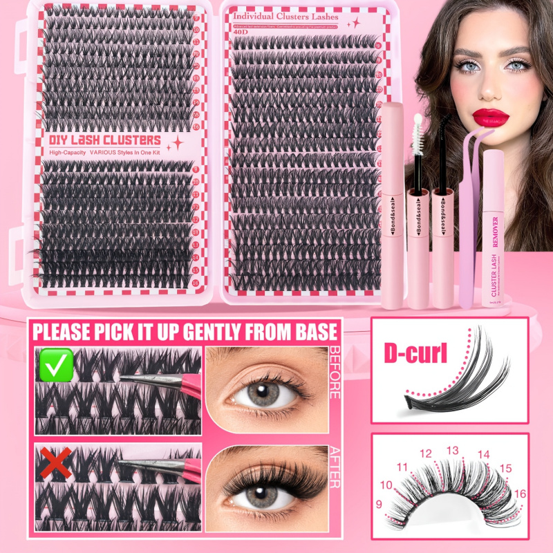 Kit de extensão de cílios mais - Lash Extension Tweezers avaliação e preço