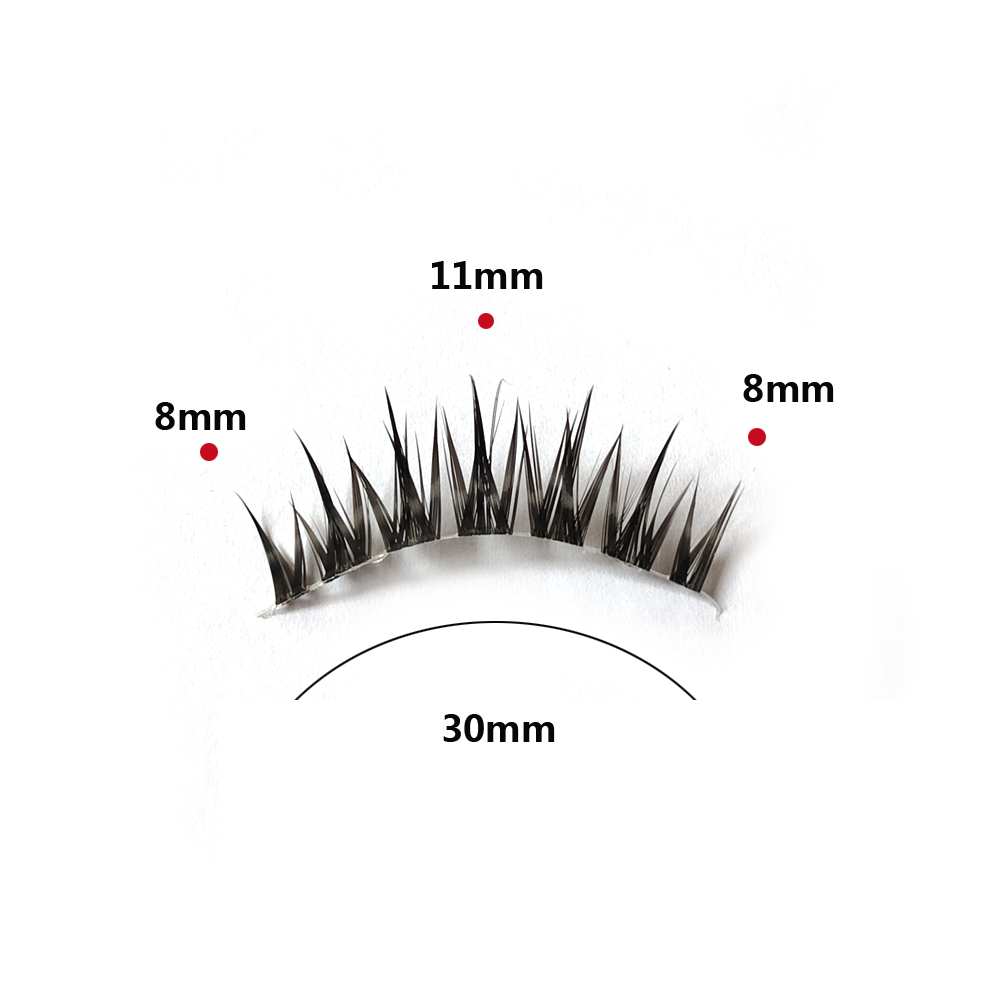 5 pares de cílios postiços olh - Eyelash Extension Cat Eye Wispy avaliação e preço
