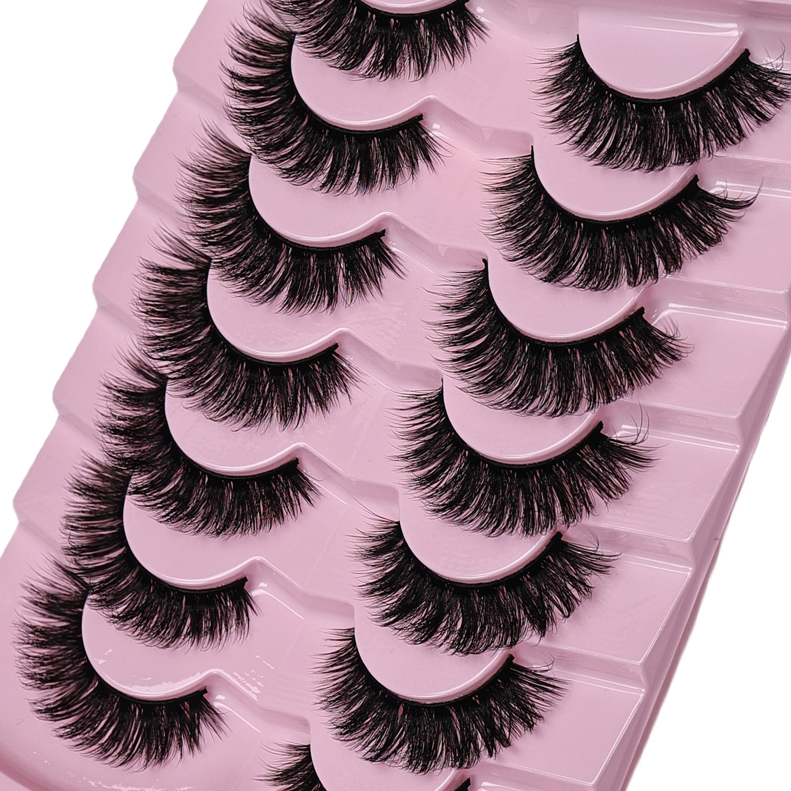 Volume Falso Cílios Fofos, cíl - Eyelash Extension Cat Eye Wispy avaliação e preço