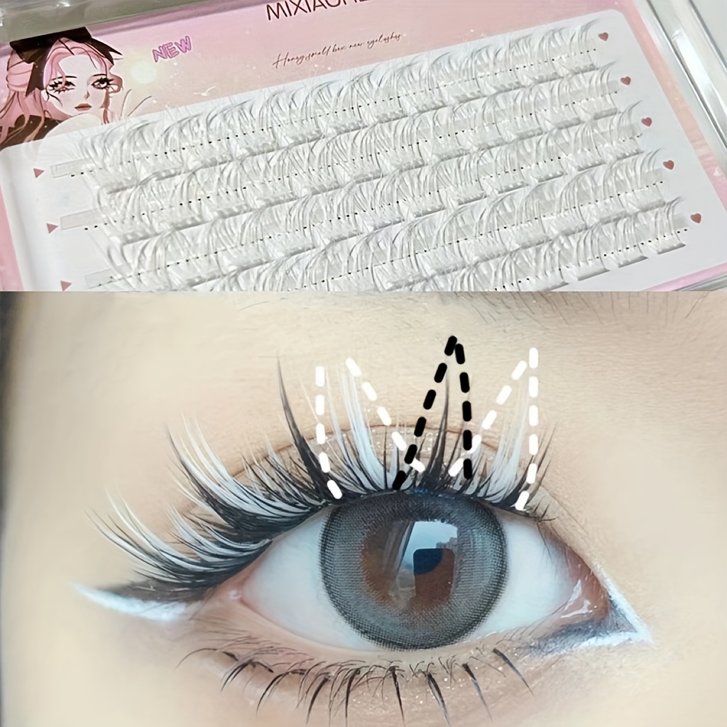 Cílios Coloridos Mixiaohe 60 C - Eyelash Extension Natural avaliação e preço