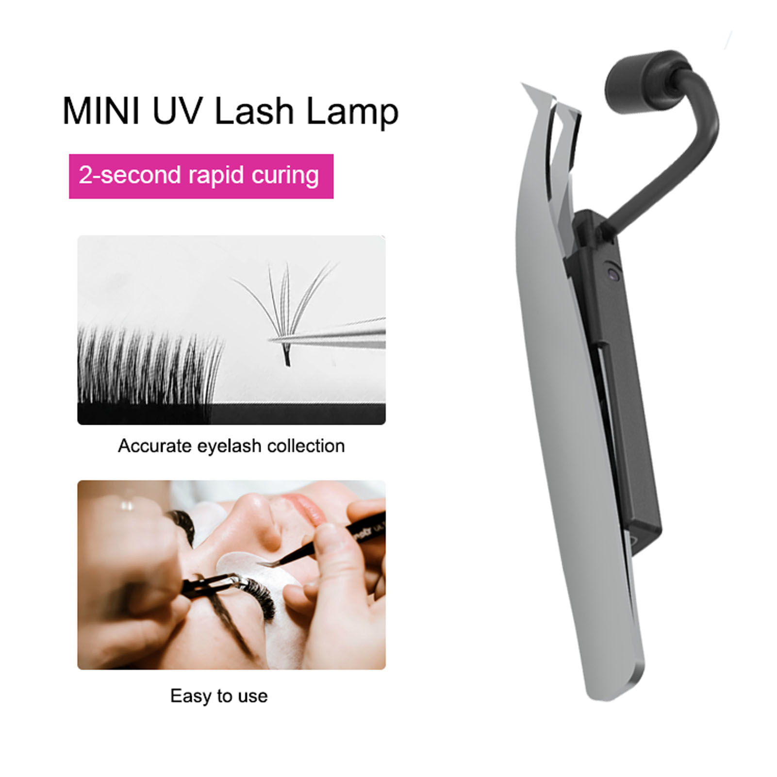 Lâmpada LED para Cílios 1W 395 - Lash Extension Tweezers avaliação e preço