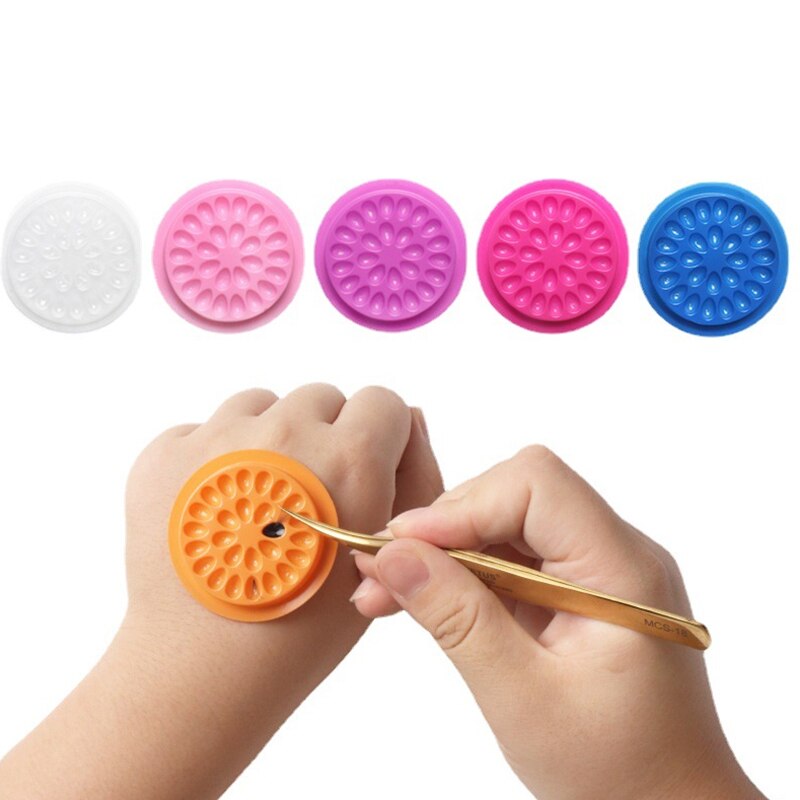 100 pçs suporte de cola de cíl - Eyelash Extension Double Lash avaliação e preço