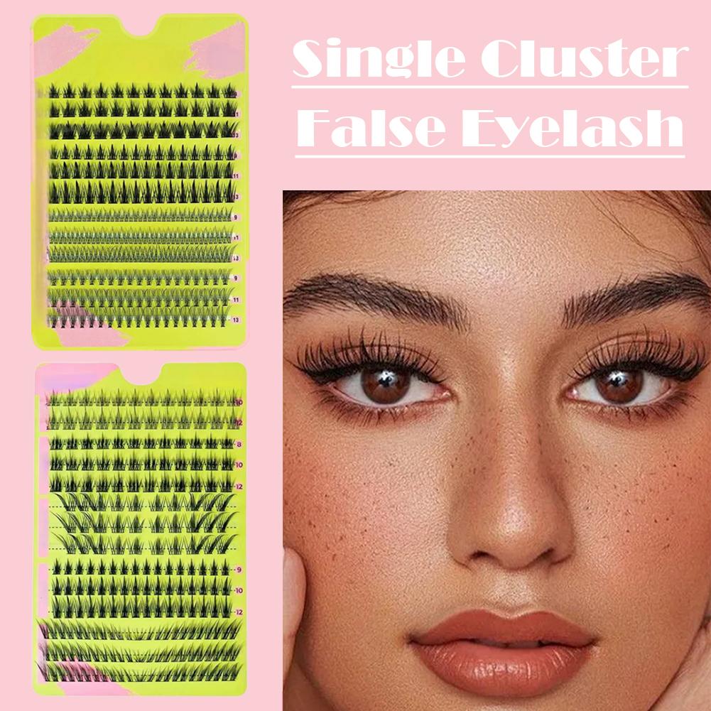 Cluster natural cílios postiço - Eyelash Extension Cat Eye Wispy avaliação e preço