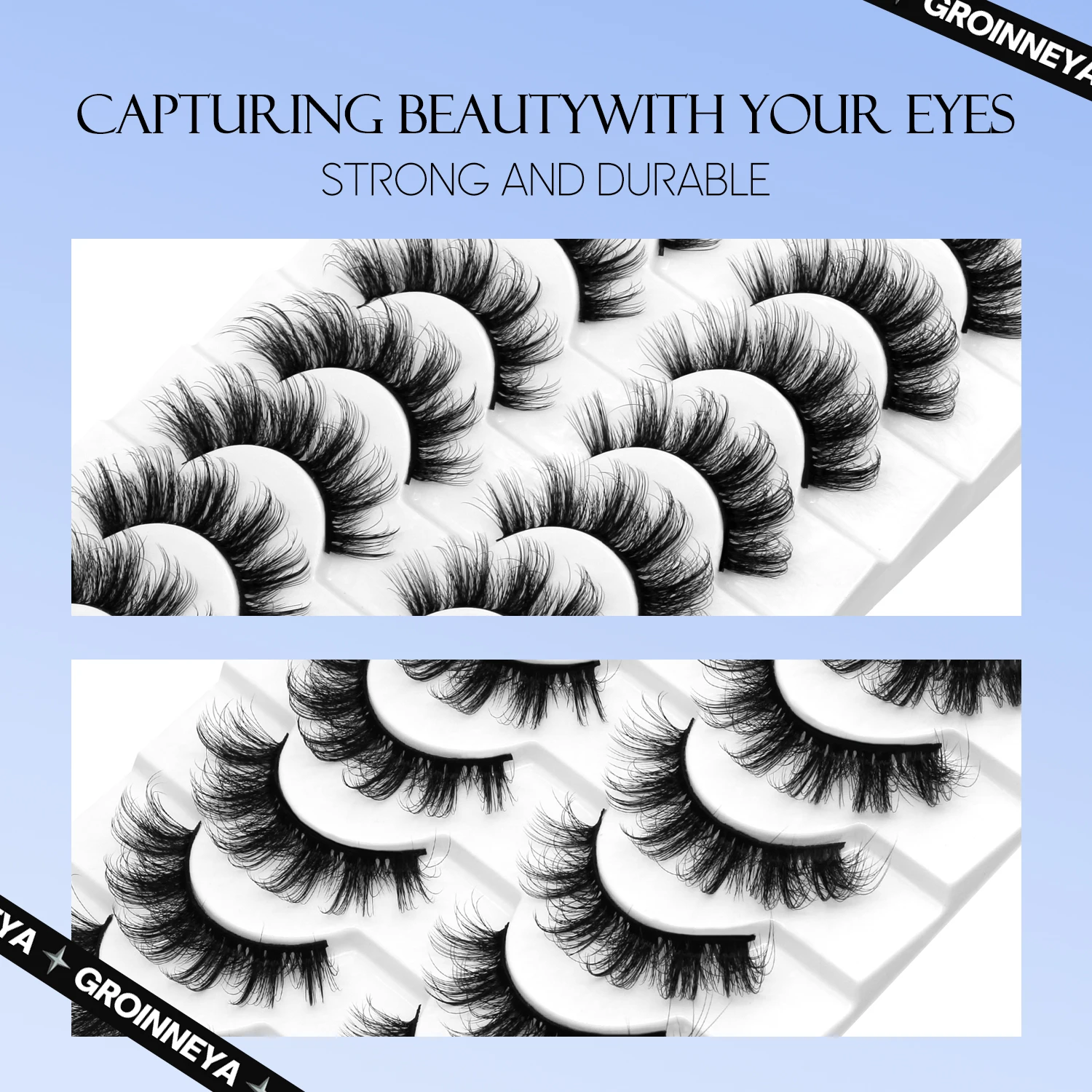 Lasvirey cílios macios naturai - Eyelash Extension Cat Eye Wispy avaliação e preço